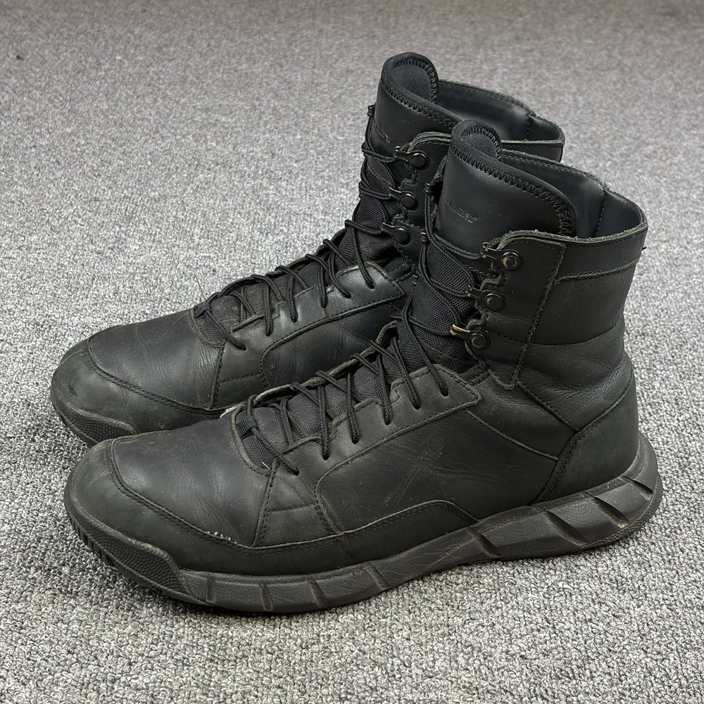 Oakley SI Light Assault Tactical Boots Mens Size 11.5 Black Leather 12099-001